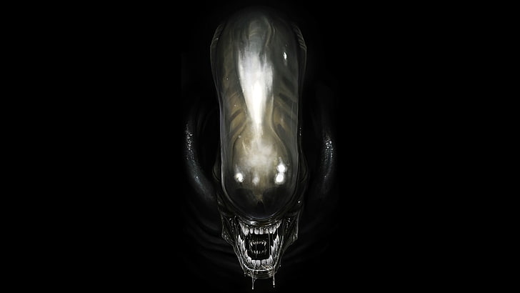 черный хищник, инопланетянин (фильм), инопланетяне, инопланетянин: изоляция, ксеноморф, произведение искусства, HD обои