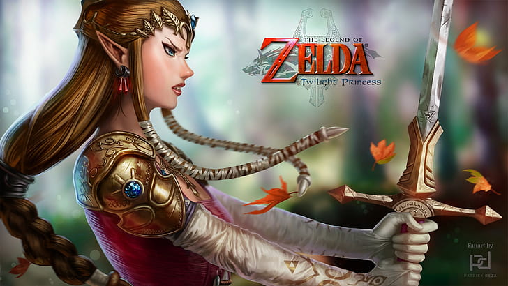 sword, video games, The Legend of Zelda: Twilight Princess, The Legend of Zelda, Princess Zelda, HD wallpaper