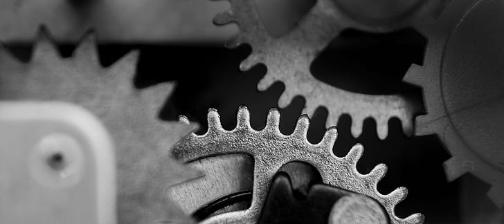 greyscale photo of gear, Time, Relative, greyscale, photo, gear, Cogs, Creative  Commons, Attribution, Explore, exposure, Cluster, mechanism, Macro, precision, machine Part, teamwork, machinery, technology, equipment, industry, wheel, steel, metal, cooperation, connection, HD wallpaper