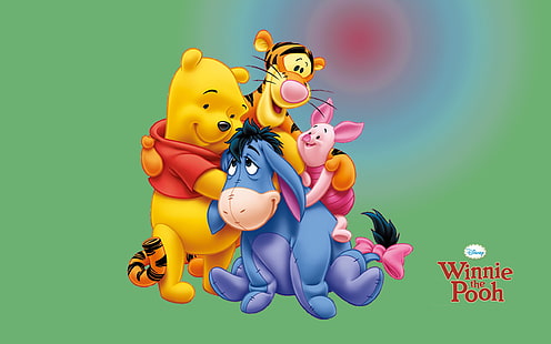 Winnie The Pooh And Friends Immagine cartone animato per desktop HD Wallpaper per tablet PC e cellulare 2560 × 1600, Sfondo HD HD wallpaper
