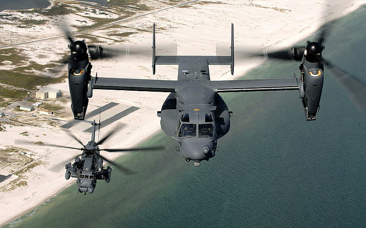 MH 53ヘリコプター、ヘリコプター、航空機、 HDデスクトップの壁紙
