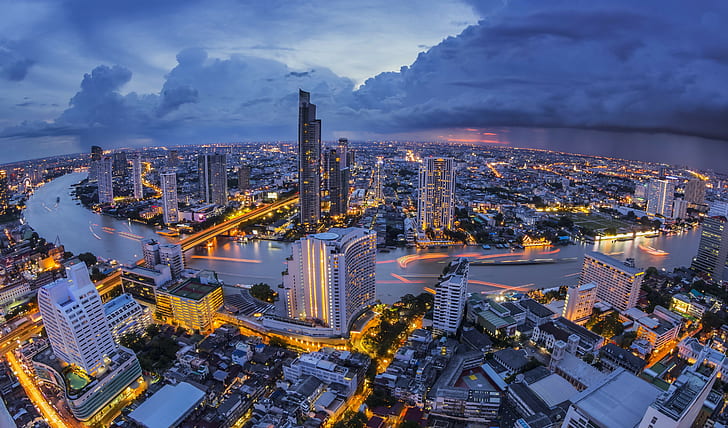 Bangkok, Tajlandia, tajlandia miasto, 4k, 8k, HD, Tapety HD