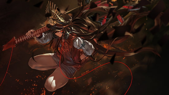 Seria Fate, Fate / Grand Order, Demon Archer (Fate / Grand Order), Nobunaga Oda, Tapety HD HD wallpaper
