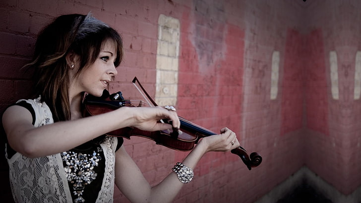 lindsey stirling violinist 1920x1080 People Lindsey Stirling HD Art, Lindsey Stirling, violinist, HD tapet