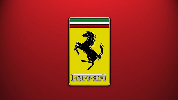 Логотип Ferrari, Ferrari, логотип, HD обои