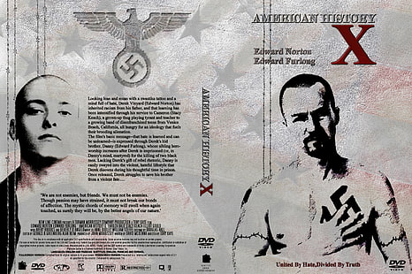 american, american-history-x, anarki, brottslighet, drama, historia, HD tapet HD wallpaper