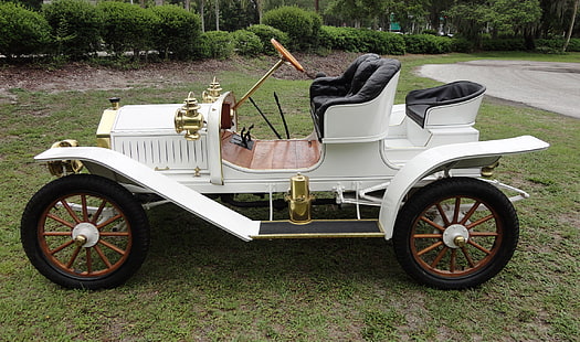 1908, Buick, modelo 10, retro, runabout, gira, Fondo de pantalla HD HD wallpaper