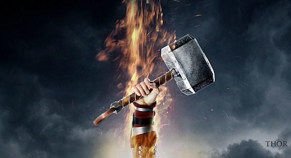 Thor Mjolnir Hintergrund, Thor, HD-Hintergrundbild HD wallpaper