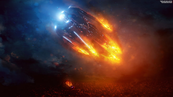 gray spacecraft digital wallpaper, Mass Effect: Andromeda, Lost Ark, Sci-Fi, 4K, HD wallpaper