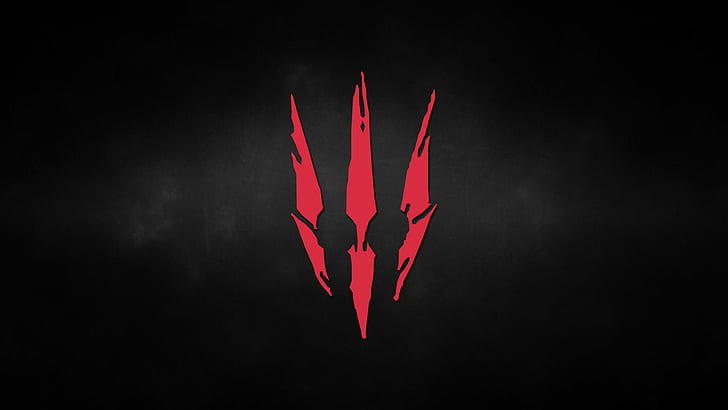 Witcher, Witcher 3: Vahşi Av, Logo, HD masaüstü duvar kağıdı