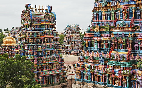 Temples, temple meenakshi amman, Fond d'écran HD HD wallpaper