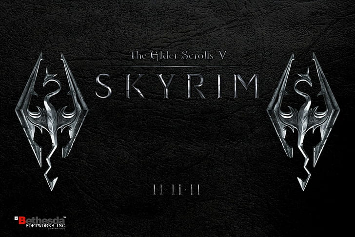 ال مخطوطات الأكبر ضد skyrim، خلفية HD