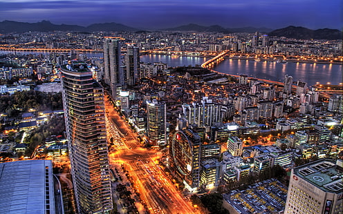 Asien, Korea, Seoul, Südkorea, HD-Hintergrundbild HD wallpaper