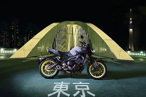 ヤマハ、ヤマハMT-09、オートバイ、車両、 HDデスクトップの壁紙 HD wallpaper