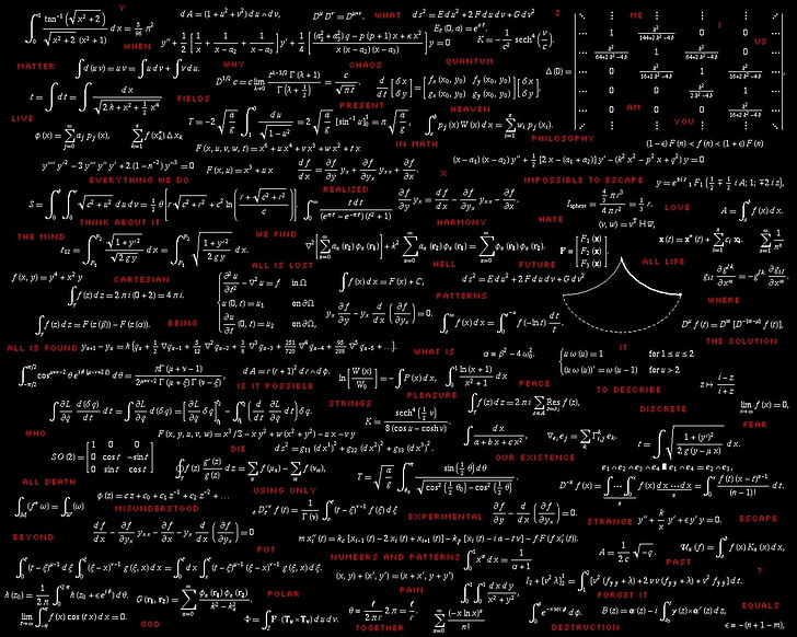 خلفية سوداء مع تراكب نص ، فن رقمي ، نص ، رياضيات ، صيغة ، بساطتها ، خلفية سوداء، خلفية HD