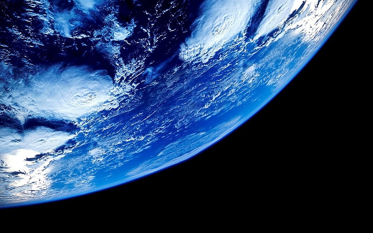 Space, Universe, Earth, Blue, Dark, Abstract, planet earth, space, universe, earth, blue, dark, abstract, HD wallpaper