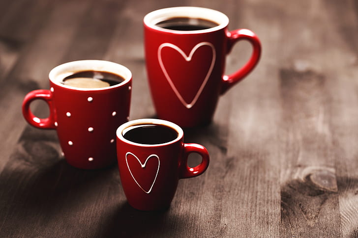 Love, heart, coffee, cup, romantic, sweet, HD wallpaper | Wallpaperbetter
