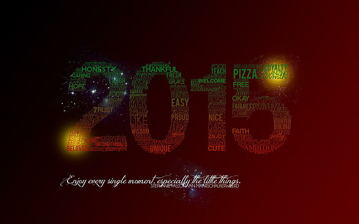 Happy New Year 2015 Lucky, 2015 text, new year 2015, 2015, HD wallpaper