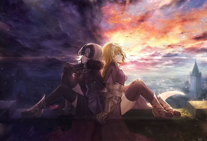 سلسلة Fate ، Fate / Grand Order ، المنتقم (Fate / Grand Order) ، Jeanne d'Arc (Fate Series) ، Jeanne d'Arc Alter ، Ruler (Fate / Apocrypha)، خلفية HD