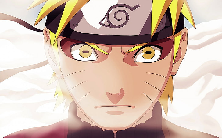Uzumaki Naruto Sage Mode, chłopiec, naruto, spojrzenie, złość, twarz, Tapety HD