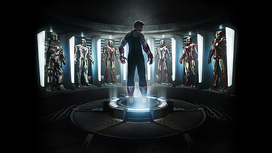 Игровое приложение Iron Man, Железный Человек, Тони Старк, Железный Человек 3, Роберт Дауни-младший, Marvel Cinematic Universe, фильмы, HD обои HD wallpaper