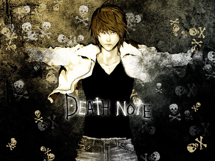 Death Note wallpaper, Anime, Death Note, Light Yagami, HD wallpaper