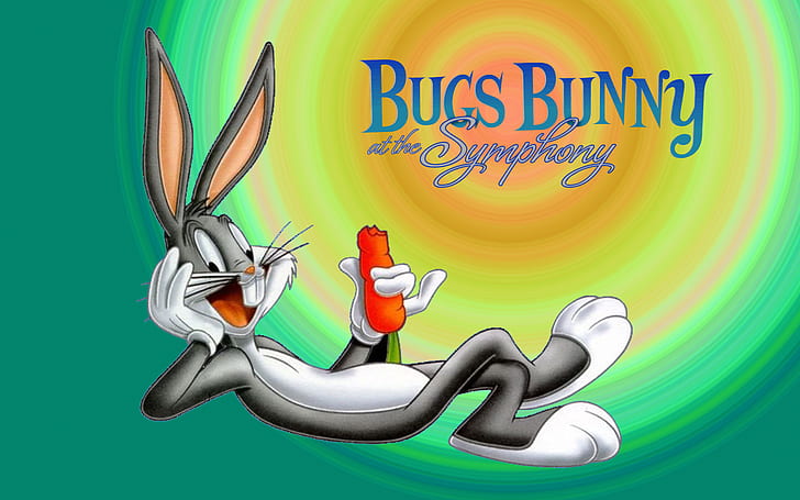 Bugs Bunny Animated Cartoon Character Desktop Hd Wallpaper per telefoni cellulari Tablet e PC 1920 × 1200, Sfondo HD