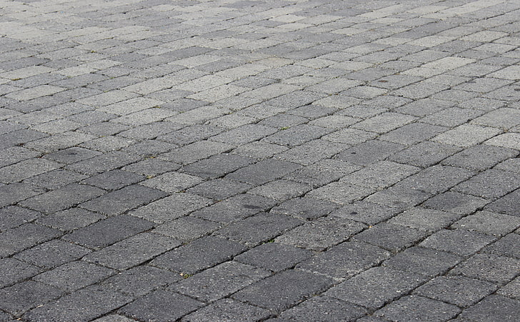Stone Walkway, grey asphalt road, Architecture, pattern, grey, stone, walkway, HD wallpaper