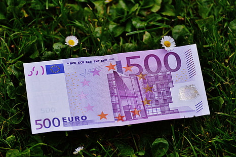500 euro, sedel, valuta, dollarsedel, euro, eurosedlar, eurosedlar, finans, pengar, papperspengar, spara, verkar, HD tapet HD wallpaper