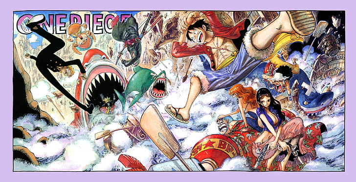 One Piece, Sanji, Tony Tony Chopper, Roronoa Zoro, Monkey D. Luffy, Nami, Nico Robin, Usopp, Brook, anime, Fondo de pantalla HD
