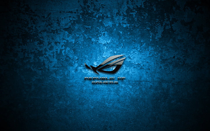 Logo Asus Republic of Gamers, Technologia, Asus, Tapety HD
