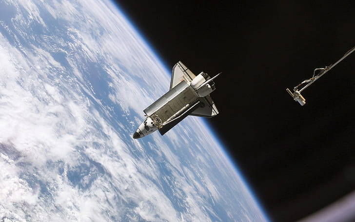 Raumfähre Atlantis, HD-Hintergrundbild