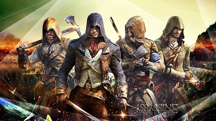 Poster Assassin's Creed Unity, video game, Assassin's Creed: Unity, Revolution, Assassin's Creed, Wallpaper HD