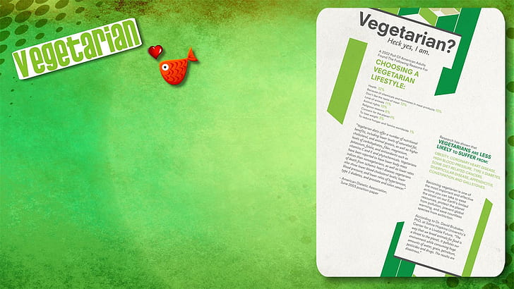 Dieta veg, vegan, wallpape, vegetariano, 3d e astratto, Sfondo HD