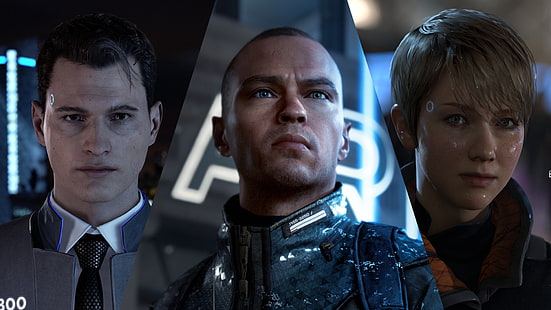 Video Game, Detroit: Become Human, Connor (Detroit: Become Human), Kara (Detroit: Become Human), Markus (Detroit: Become Human), HD wallpaper HD wallpaper