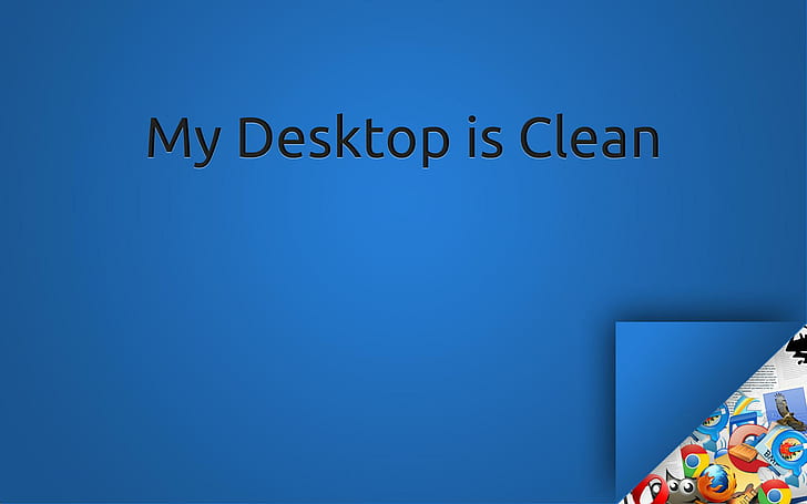 Clean desktop, my desktop is clean, computers, 1920x1200, desktop, HD wallpaper