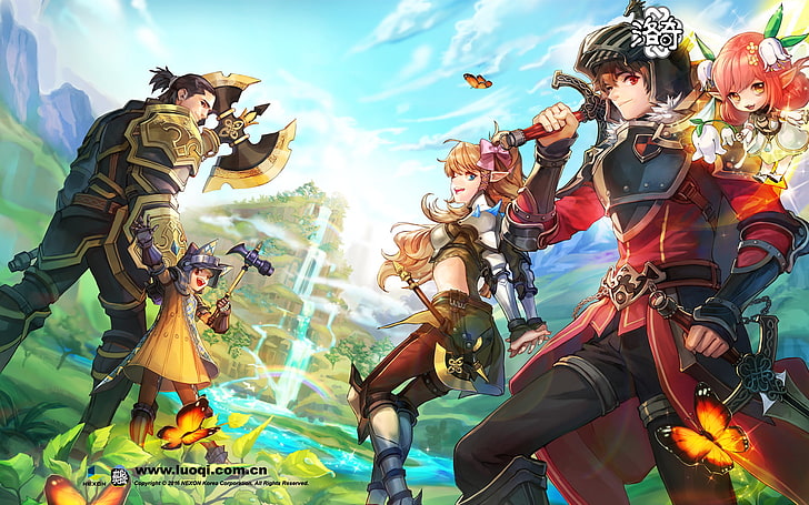 Mabinogi, Mabinogi Heroes, poster game, Wallpaper HD