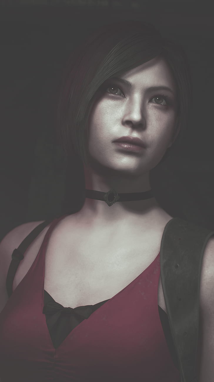 Resident Evil 2, Resident Evil 2 Remake, render, video game, ada wong, Wallpaper HD, wallpaper seluler