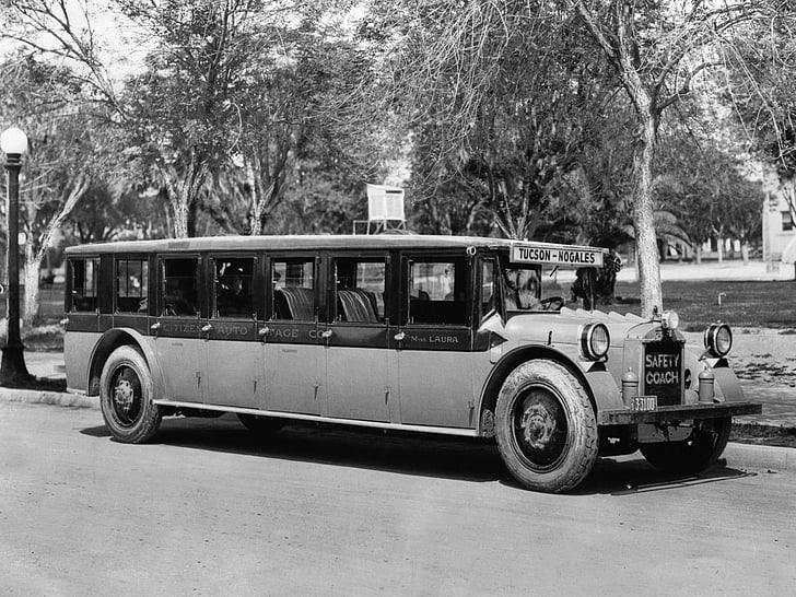 1924 ، حافلة ، حافلة ، fageol ، بين المدن ، الرجعية ، السلامة ، الخاصة ، النقل، خلفية HD
