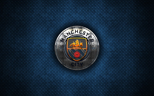 Futebol, Manchester City F.C., Logo, HD papel de parede HD wallpaper