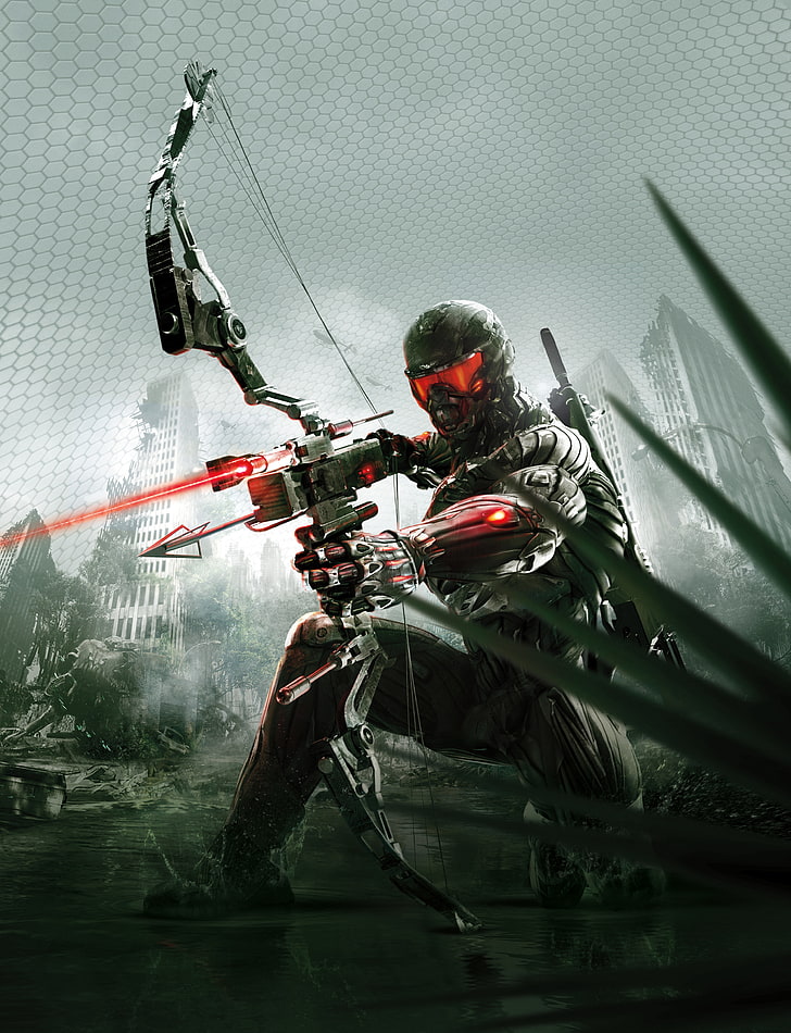 Predator Bow, Crysis 3, HD-Hintergrundbild, Handy-Hintergrundbild