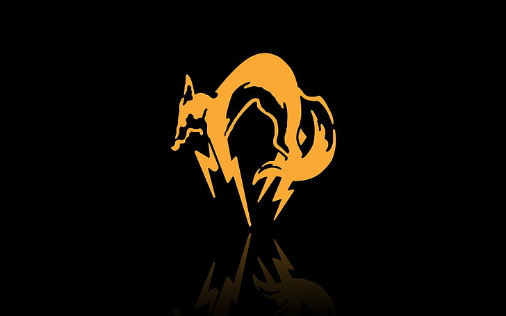 Metal Gear Rising logosu, Metal Gear Rising: İntikam, Metal Gear Katı, tilki, video oyunları, FOXHOUND, HD masaüstü duvar kağıdı
