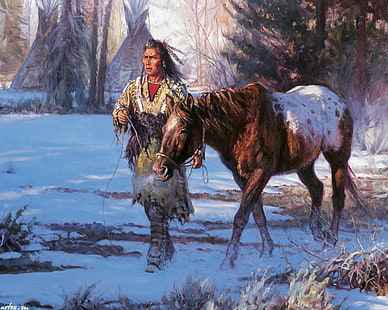Native American HD, artistic, american, native, HD wallpaper HD wallpaper