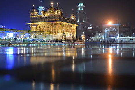 amritsar, gyllene tempel, sikh, HD tapet HD wallpaper