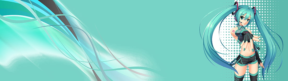 Miku Hatsune, Anime, Vocaloid, Hatsune Miku, Anime Mädchen, HD-Hintergrundbild HD wallpaper