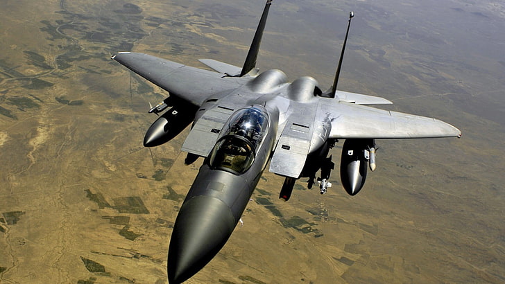 Lotnik, myśliwiec odrzutowy, McDonnell Douglas F-15 Eagle, Tapety HD