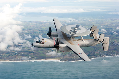 AWACS, Französische Marine, E-2D Hawkeye, Marine Nationale, HD-Hintergrundbild HD wallpaper