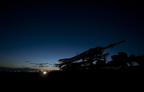 graue Rakete und Trägerrakete, Kasachstan, Start, Sojus TMA-17, Baikonur, HD-Hintergrundbild HD wallpaper