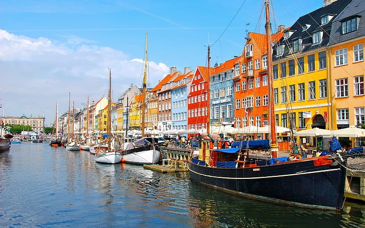 Danimarka Şehri, Danimarka, Şehri, HD masaüstü duvar kağıdı