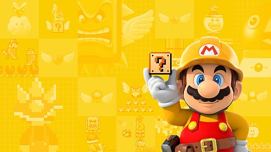 Super Mario, Super Mario Bros., HD papel de parede HD wallpaper